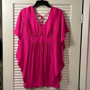 Amanda Uprichard winged-sleeve dress